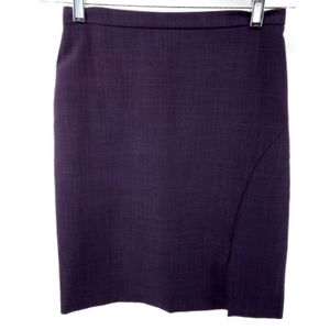 Y2K STEPS Boutique 34st Purple Pencil Career Suit Skirt S